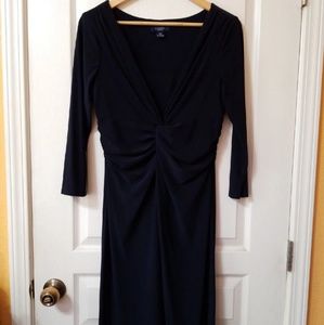 Chaps Navy Blue Dress Size Large